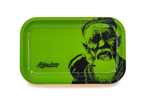 Afghan Hemp - Metal Rolling Tray