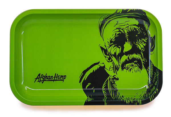 Afghan Hemp - Metal Rolling Tray (Case of 36)