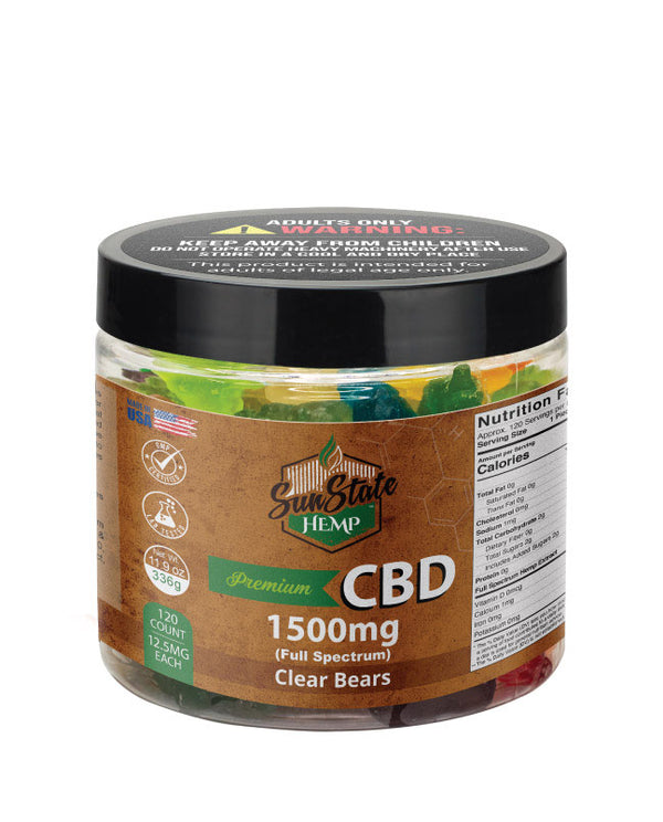 Full Spectrum Clear Bears 1500mg