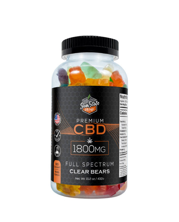 Full Spectrum Clear Bears 1800mg