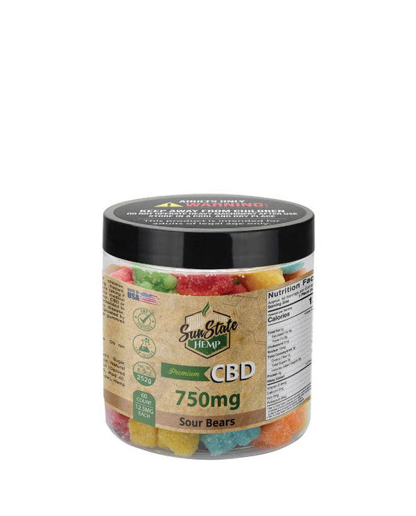 CBD Sour Bears 750mg