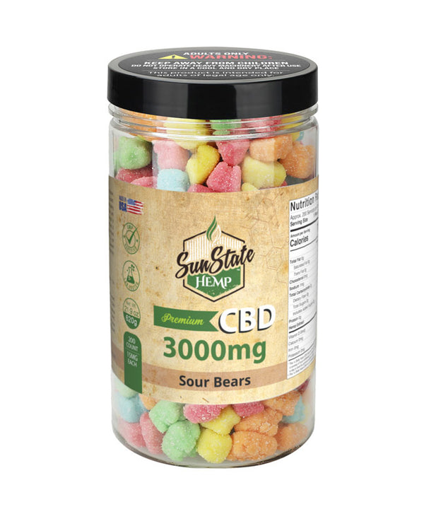 CBD Sour Bears 3000mg