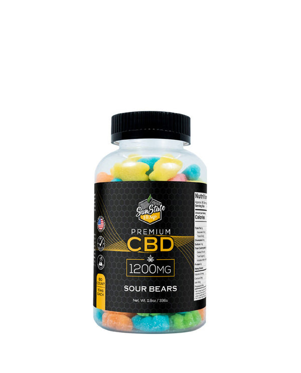 CBD Sour Bears 1200mg