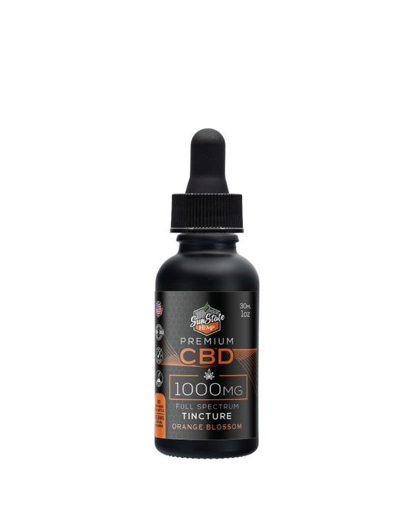 Full Spectrum Hempseed Oil Tincture - Orange Blossom 1000mg