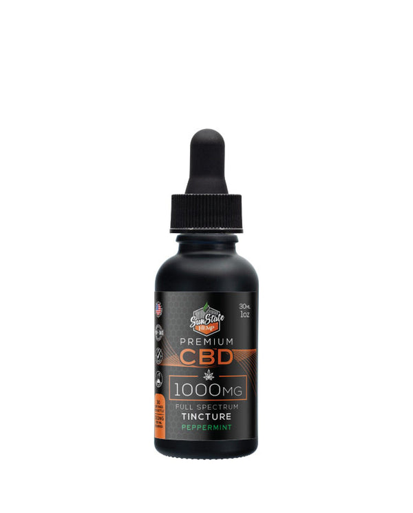 Full Spectrum Hempseed Oil Tincture - Peppermint 1000mg