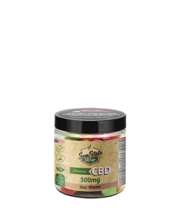 CBD Sour Worms 500mg